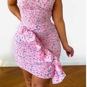 NWT pretty little thing floral skirt